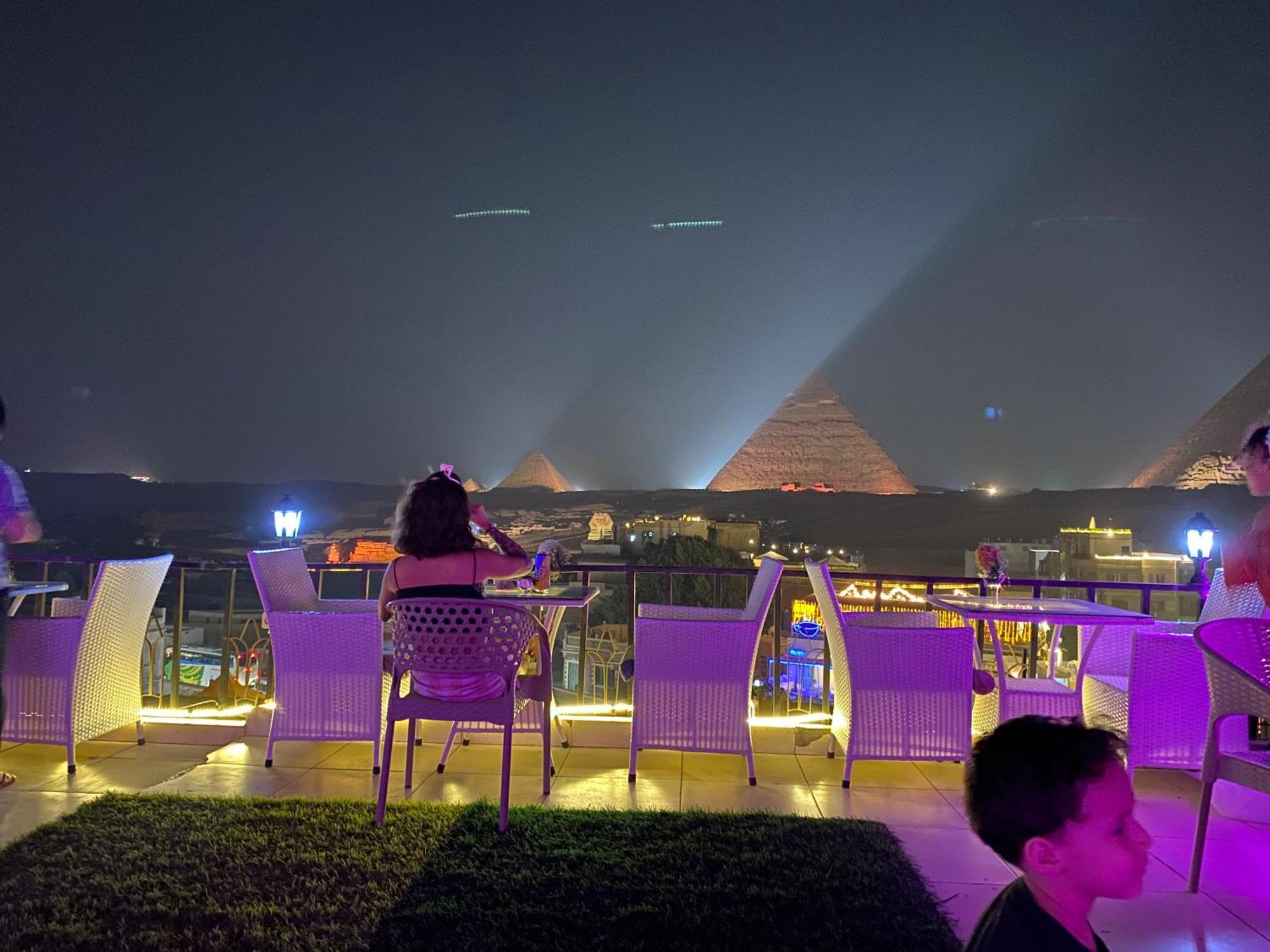 Golden Pyramids Inn Kafret el-Gabal Exterior foto