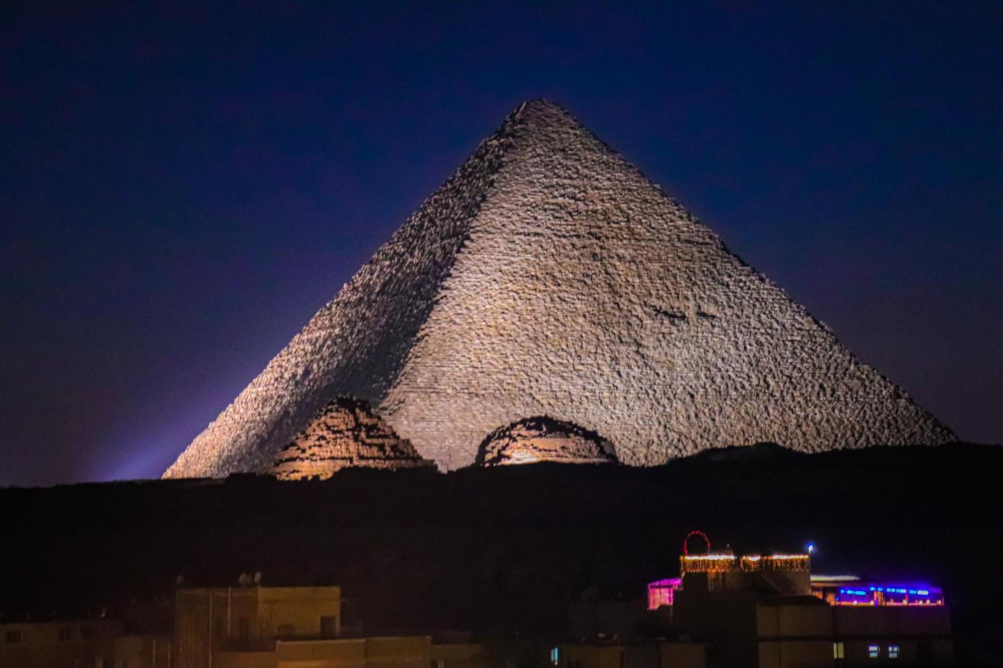 Golden Pyramids Inn Kafret el-Gabal Exterior foto